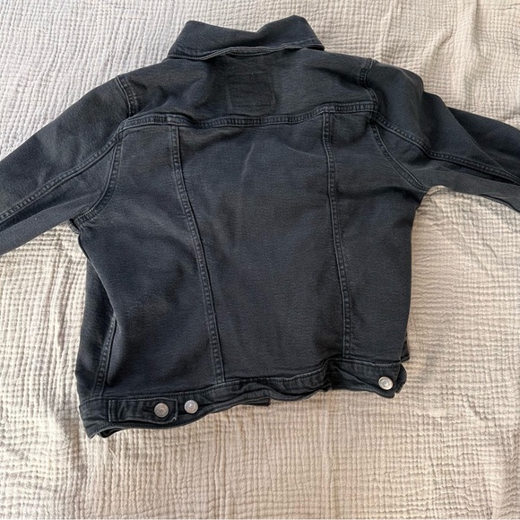 Levi's Premium ORIGINAL TRUCKER JACKET black air size L SOLD OUT ONLINE - Picture 3 of 9